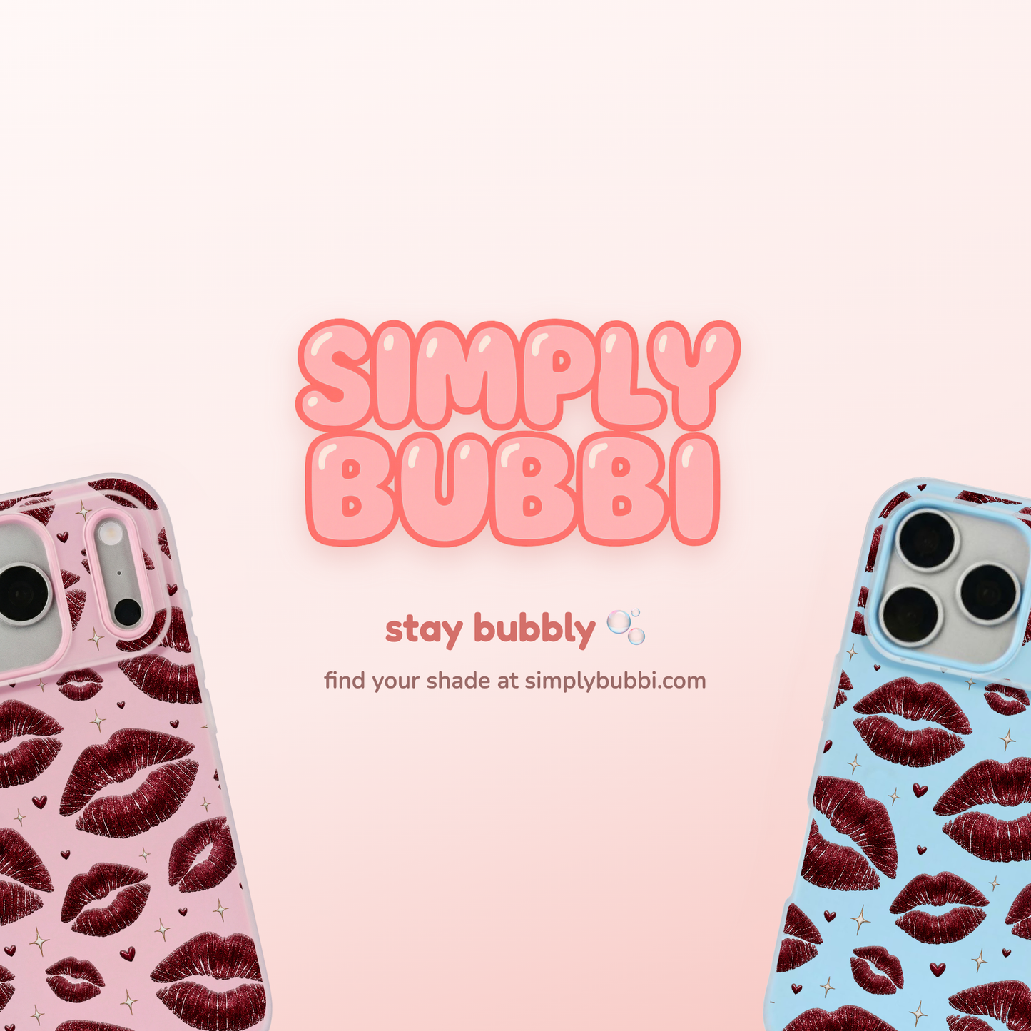 Oxblood Kiss Print Repeat Pop iPhone Case – product view 6