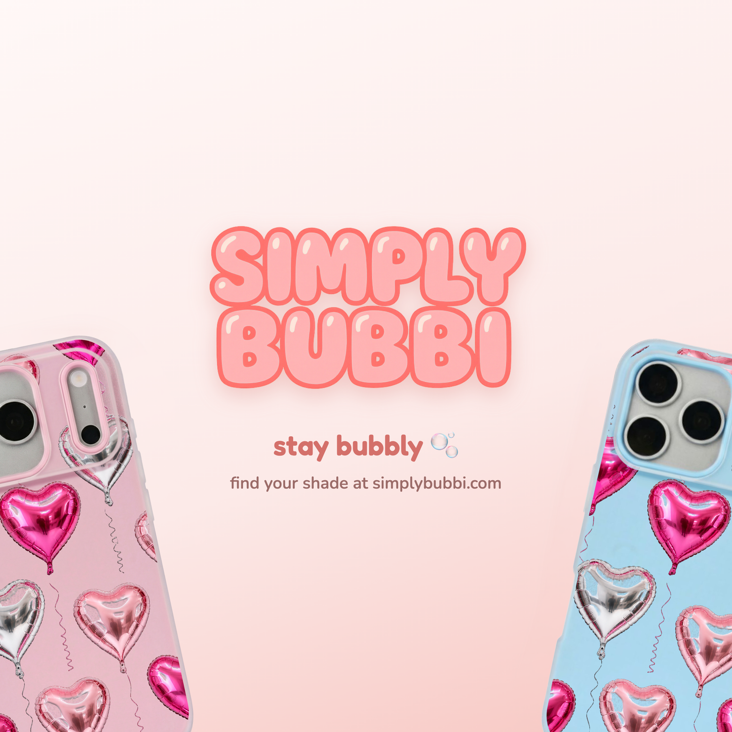 Foil Heart Balloon Repeat Pop iPhone Case – product view 6
