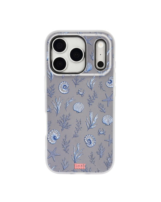 Ocean Sketch Pop iPhone Case – Gray color