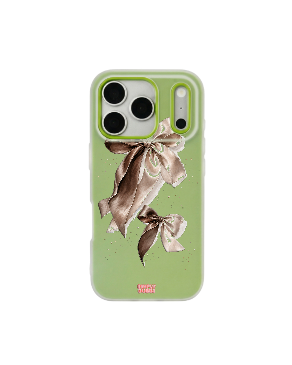 Satin Cocoa Pop iPhone Case