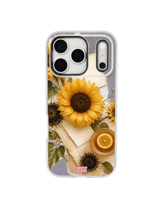 Sunflower Tea Pop iPhone Case – Gray color