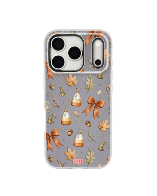 Autumn Bows Pop iPhone Case – Gray color