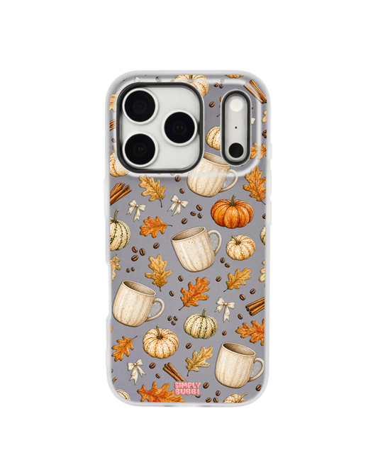 Pumpkin Latte Pop iPhone Case – Gray color
