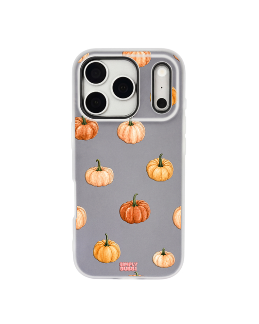 Blush Pumpkin Pop iPhone Case – Gray color