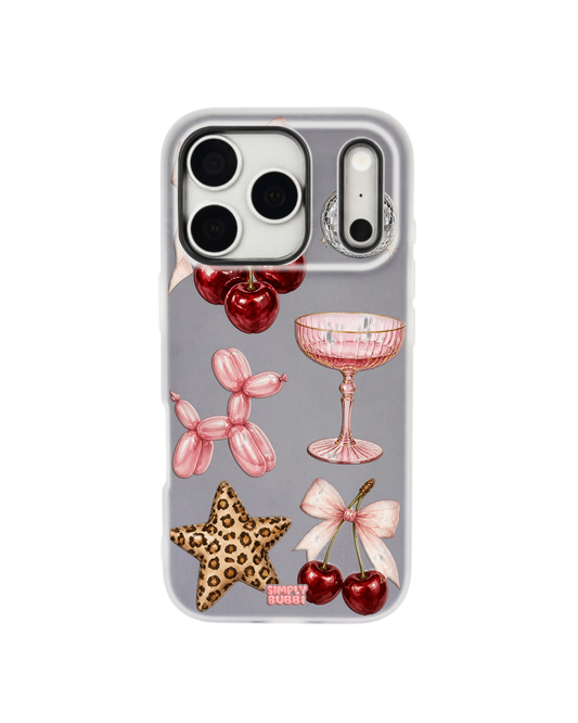 Disco Cherry Pop iPhone Case – Gray color