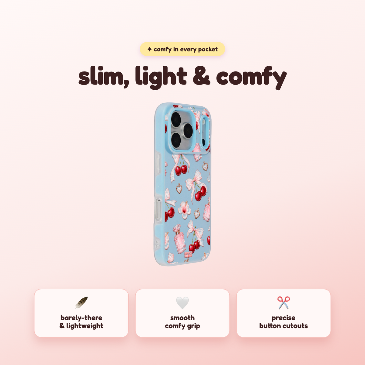 Cherry Kiss Pop iPhone Case – product view 4