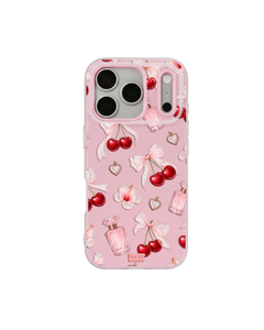Cherry Perfume Coquette Repeat Pop iPhone Case – Pink