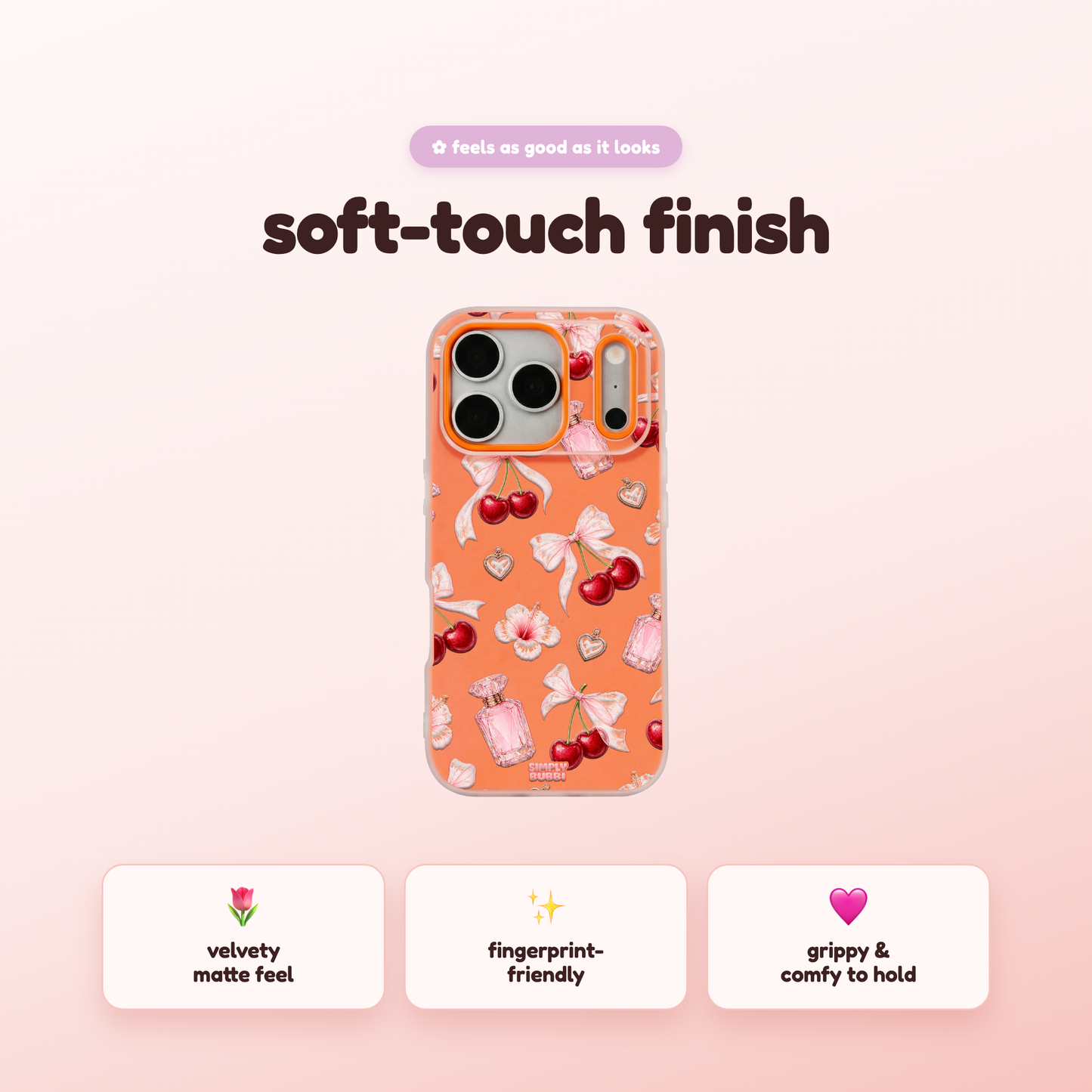 Cherry Perfume Coquette Repeat Pop iPhone Case – product view 5