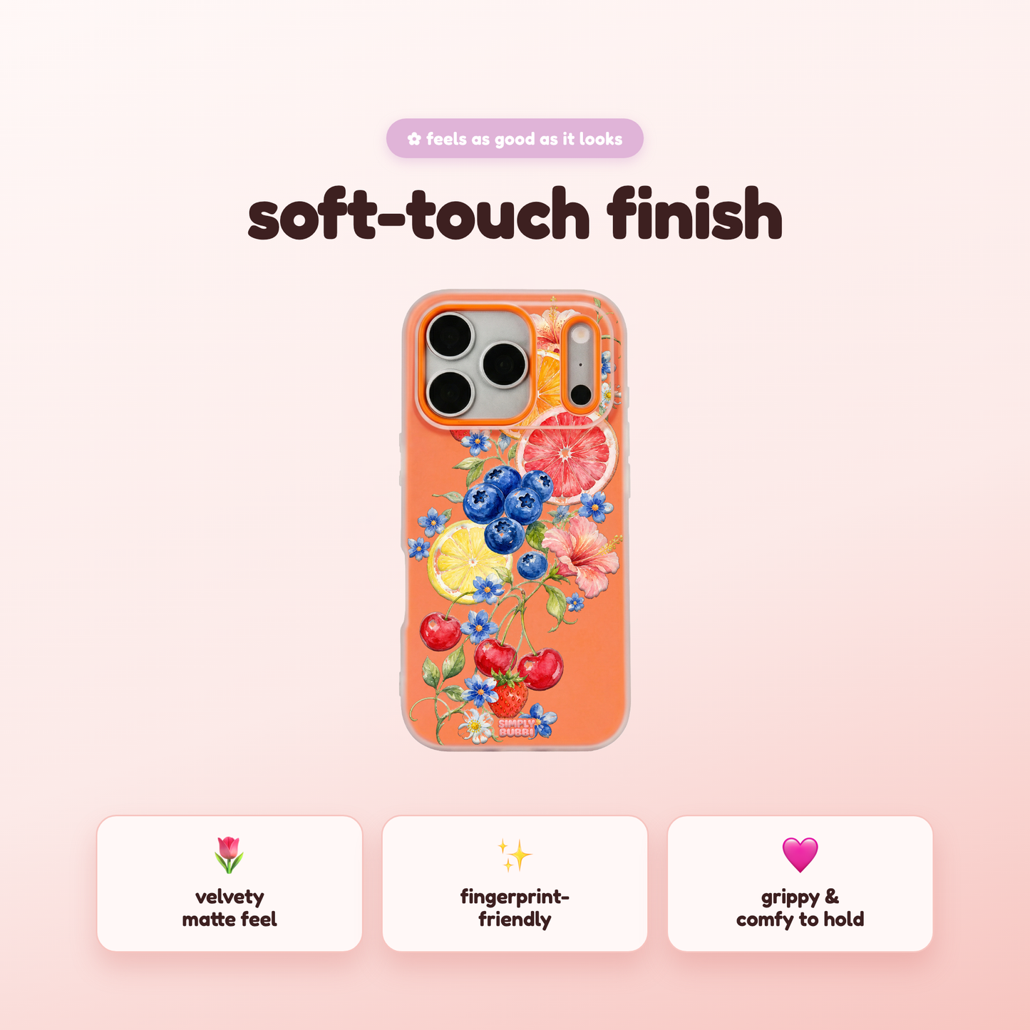 Citrus Berry Garden Pop iPhone Case – product view 5