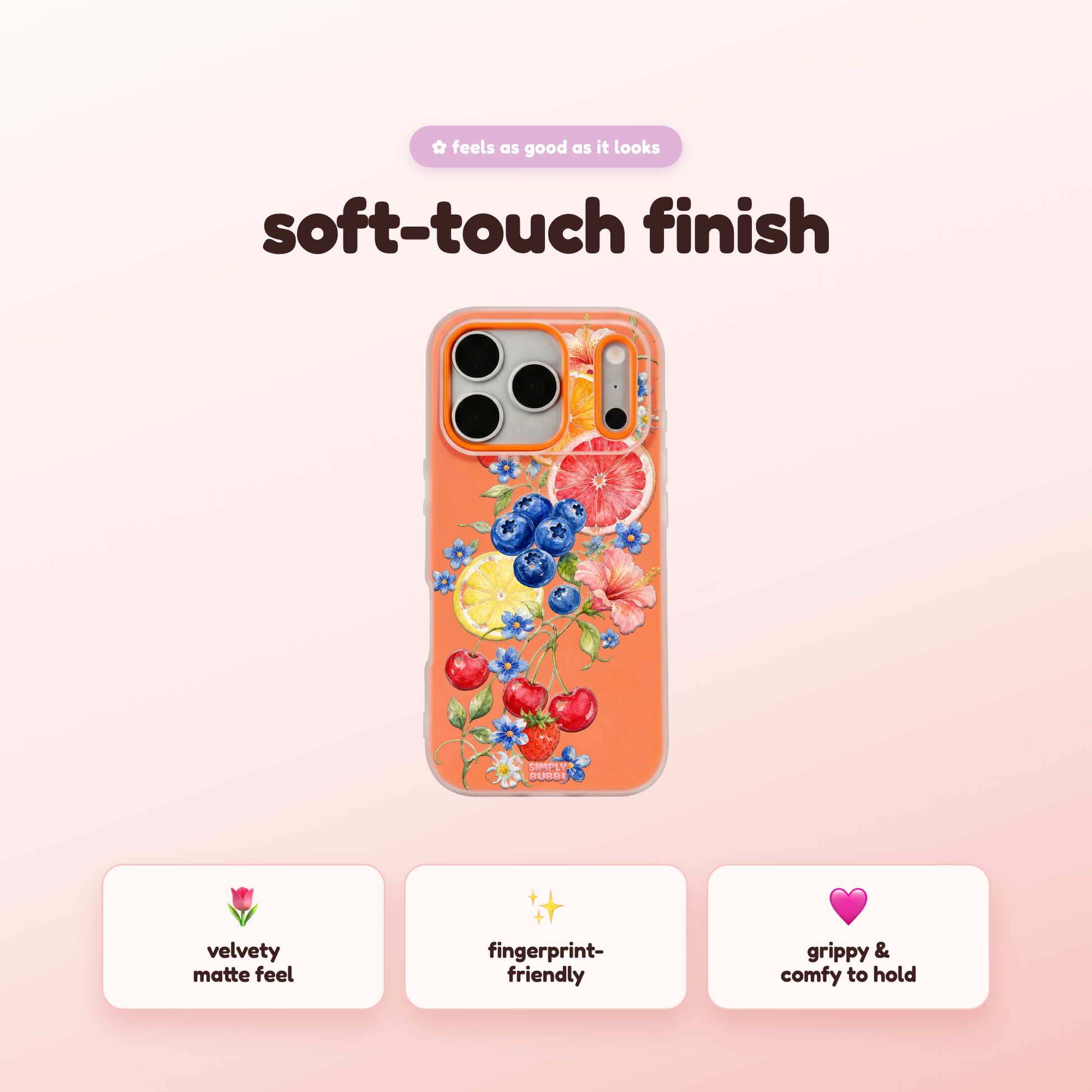 Citrus Berry Garden Pop iPhone Case – product view 5