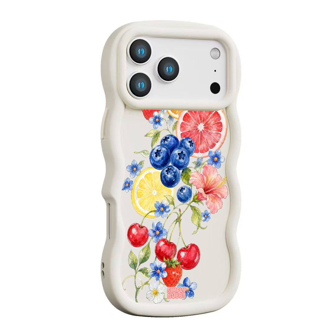 Citrus Berry Garden Wavy iPhone Case – product view 11