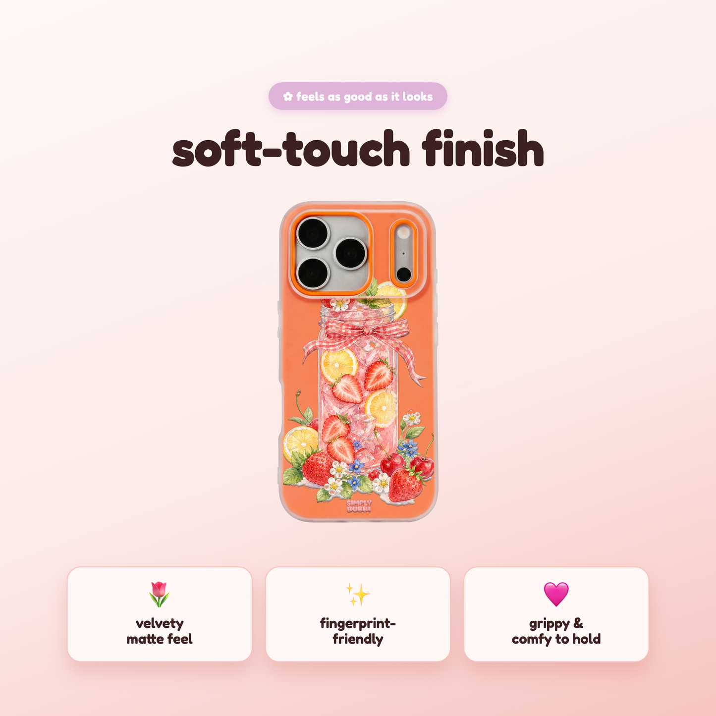 Strawberry Lemonade Jar Pop iPhone Case – product view 5