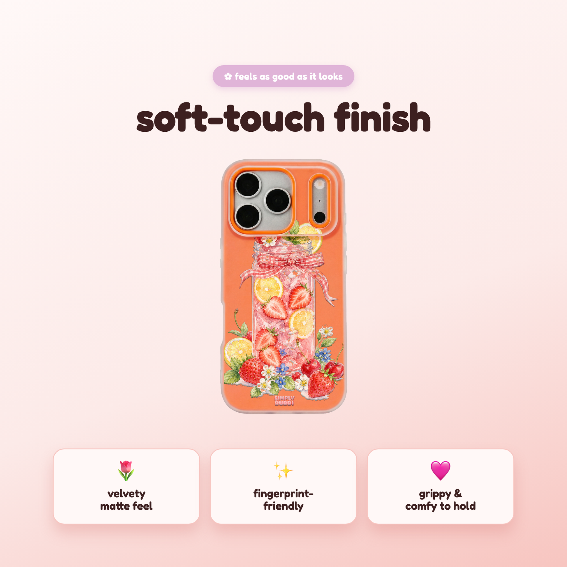 Strawberry Lemonade Jar Pop iPhone Case – product view 5