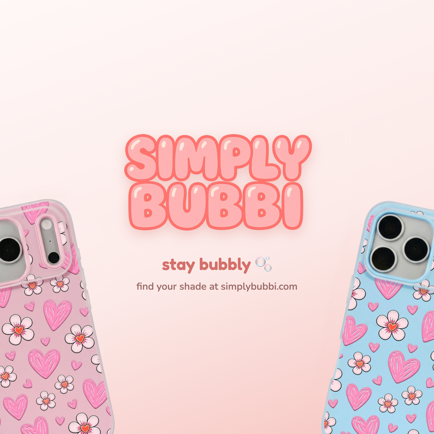 Pink Heart Daisy Repeat Pop iPhone Case – product view 6