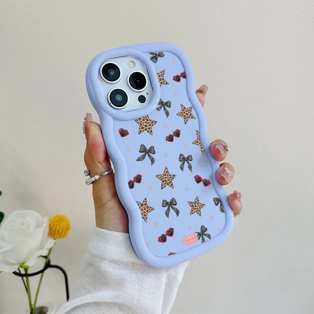 Leopard Star Bow Repeat Wavy iPhone Case – product view 8