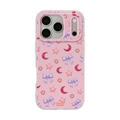 Lilac Celestial Bow Repeat Pop iPhone Case – Blush