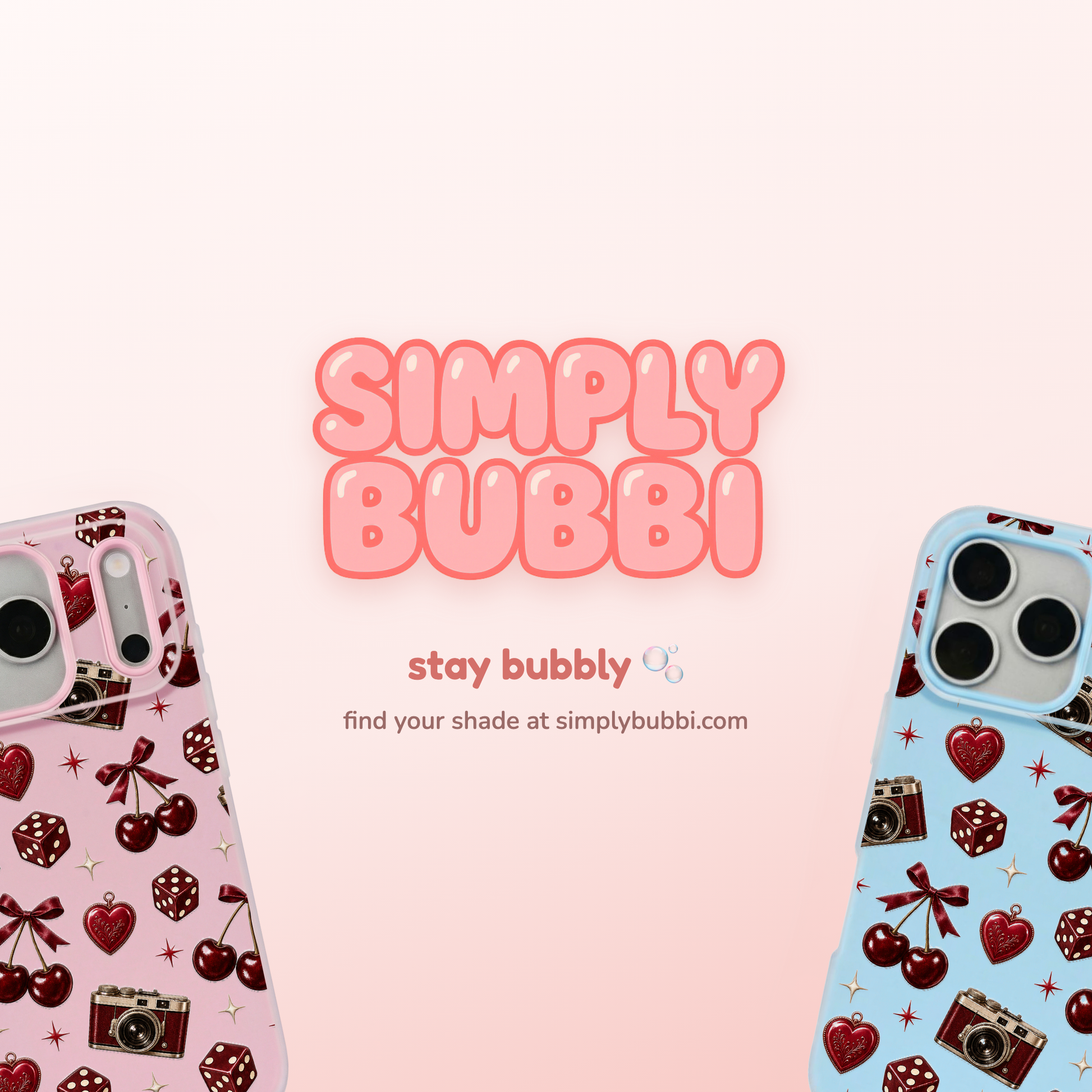 Oxblood Retro Charm Repeat Pop iPhone Case – product view 6