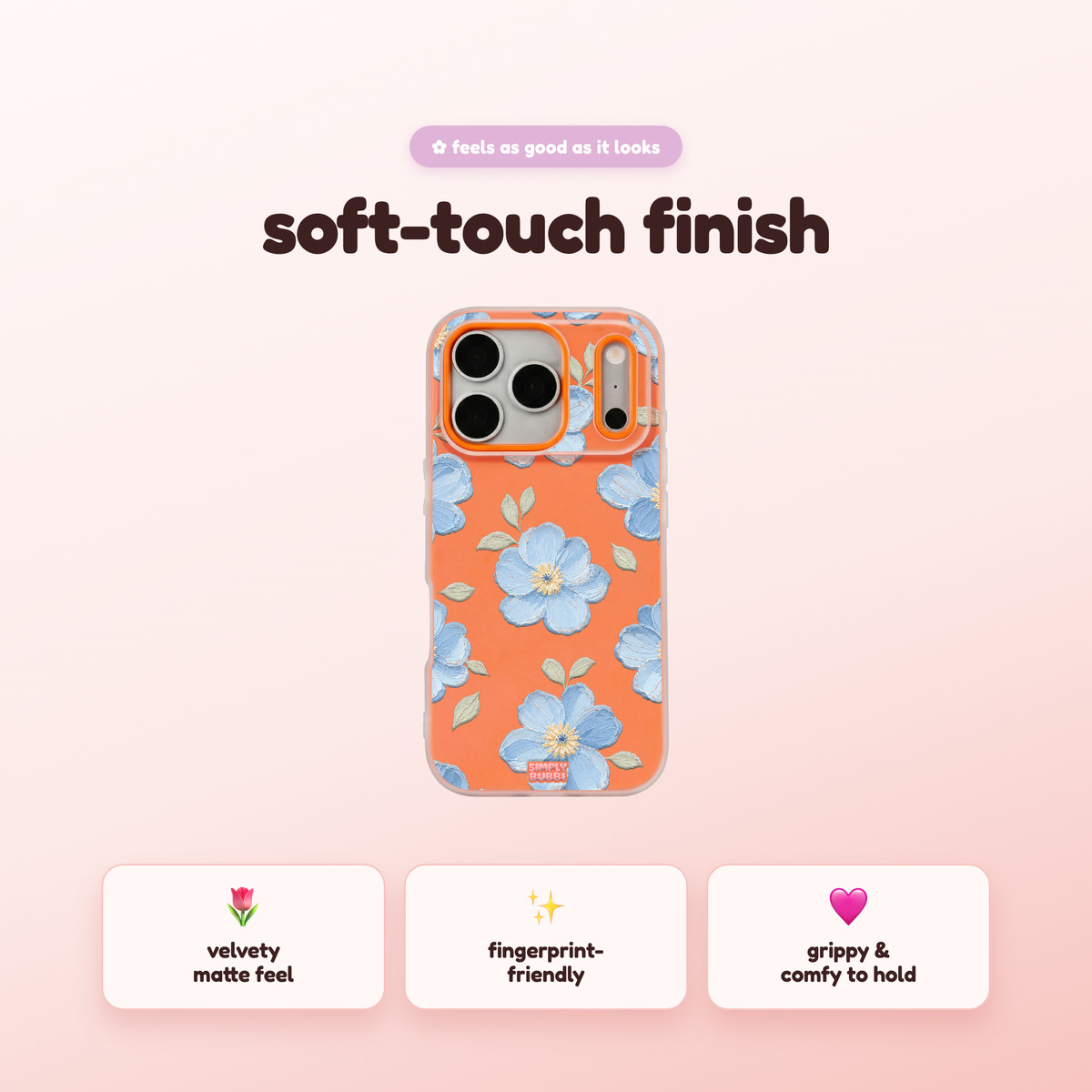 Powder Florals Pop iPhone Case – product view 5