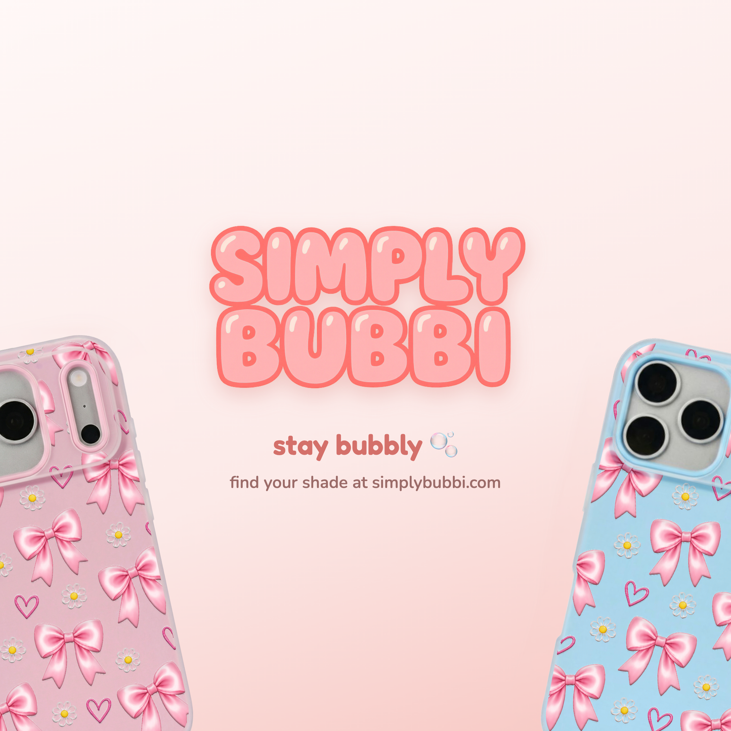 Pink Bow Daisy Heart Repeat Pop iPhone Case – product view 6