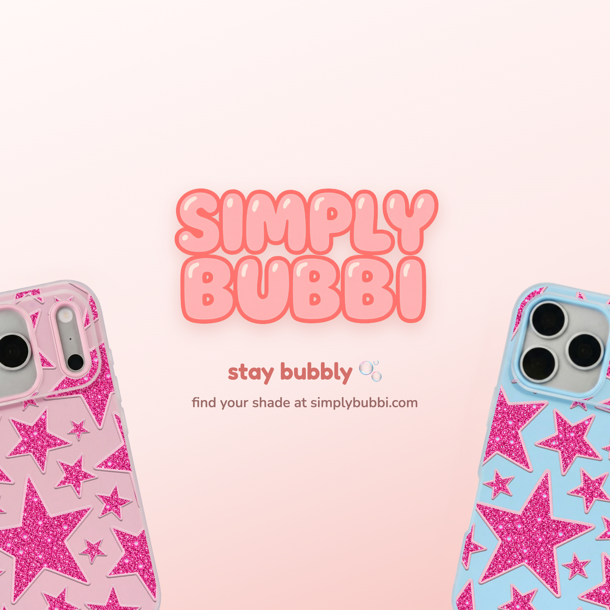 Glitter Stars Pop iPhone Case – product view 6