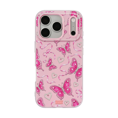Jewel Butterfly Pearl Repeat Pop iPhone Case – Blush