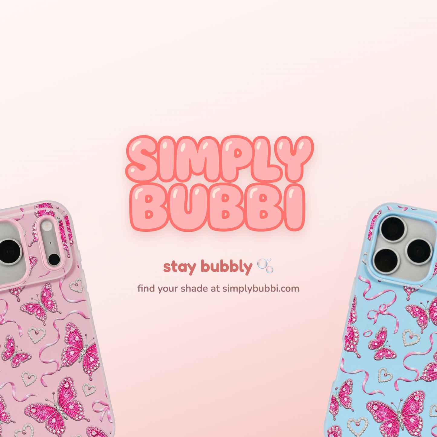 Jewel Butterfly Pearl Repeat Pop iPhone Case – product view 6