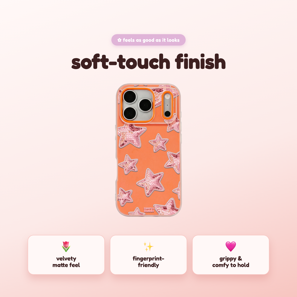 Rose Stars Pop iPhone Case – product view 5
