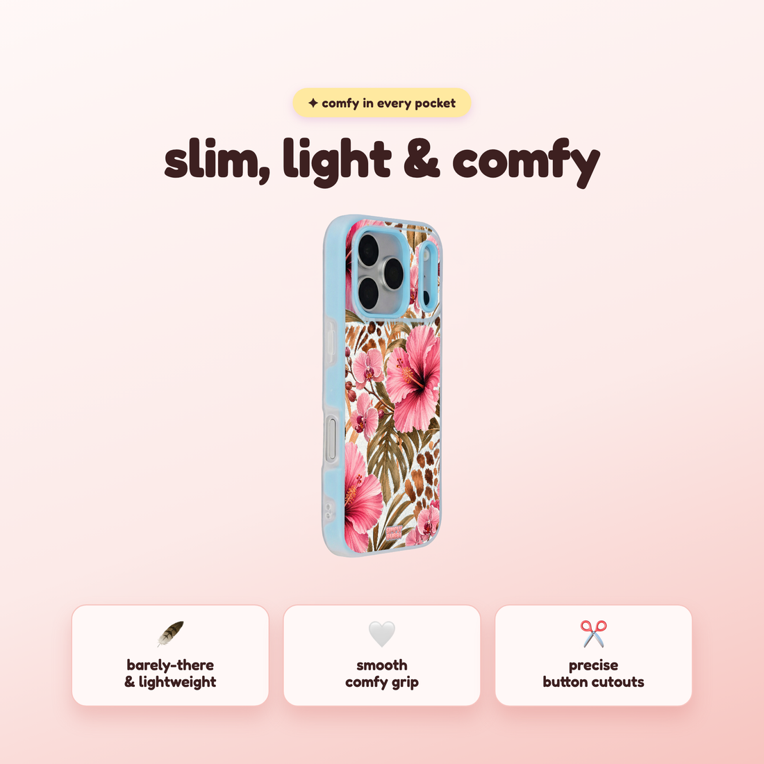 Wild Hibiscus Pop iPhone Case
