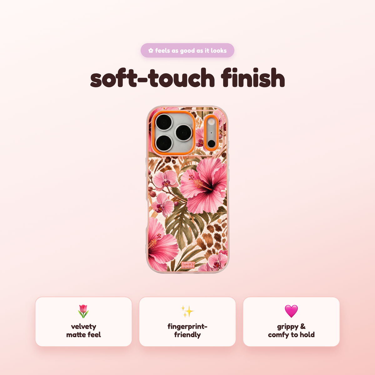Wild Hibiscus Pop iPhone Case – product view 5