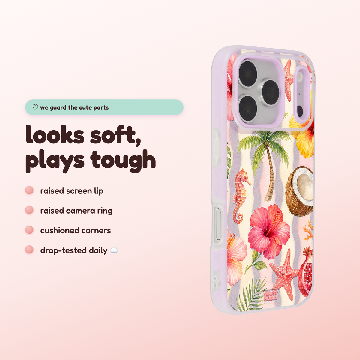 Tropical Waves Pop iPhone Case – product view 3