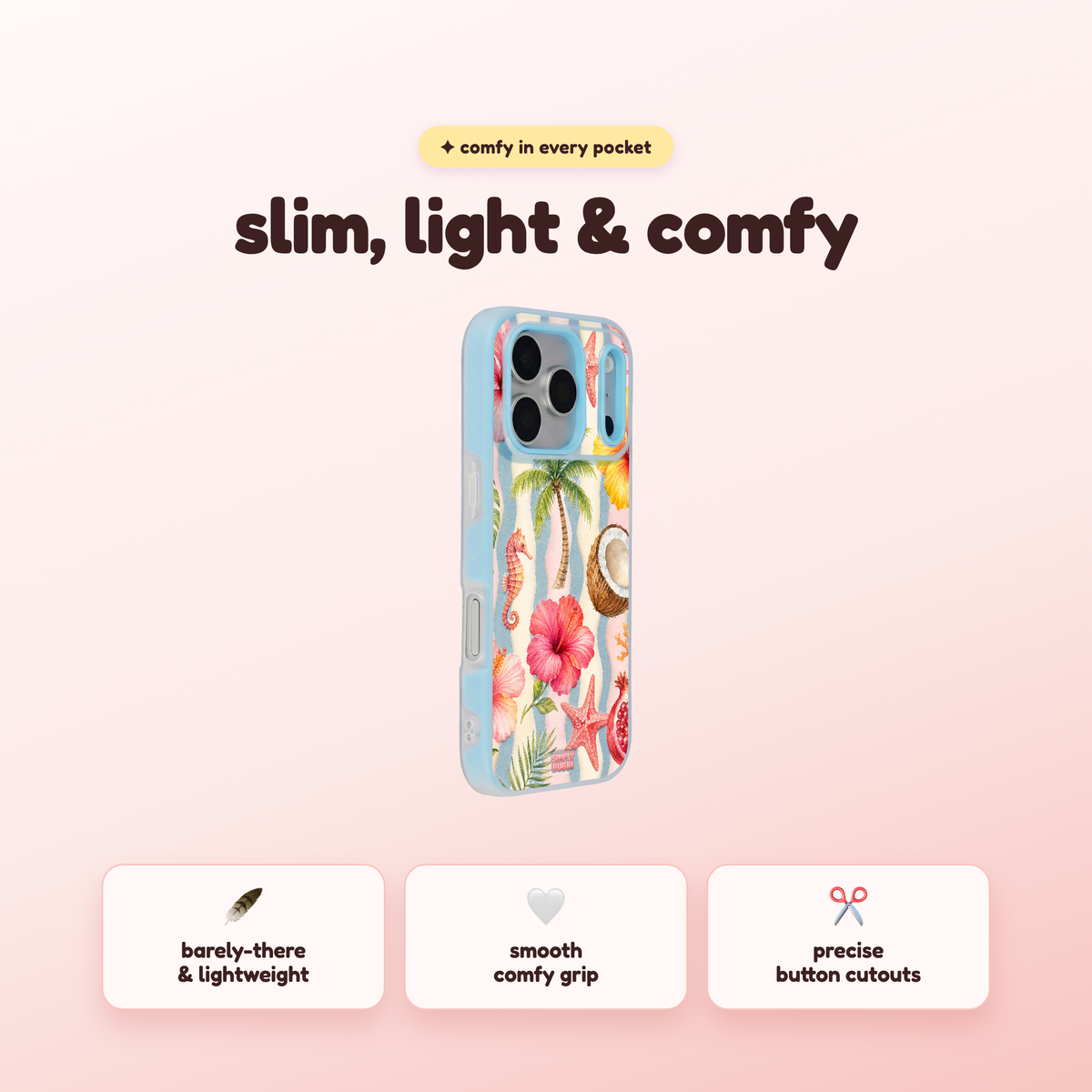Tropical Waves Pop iPhone Case – product view 4