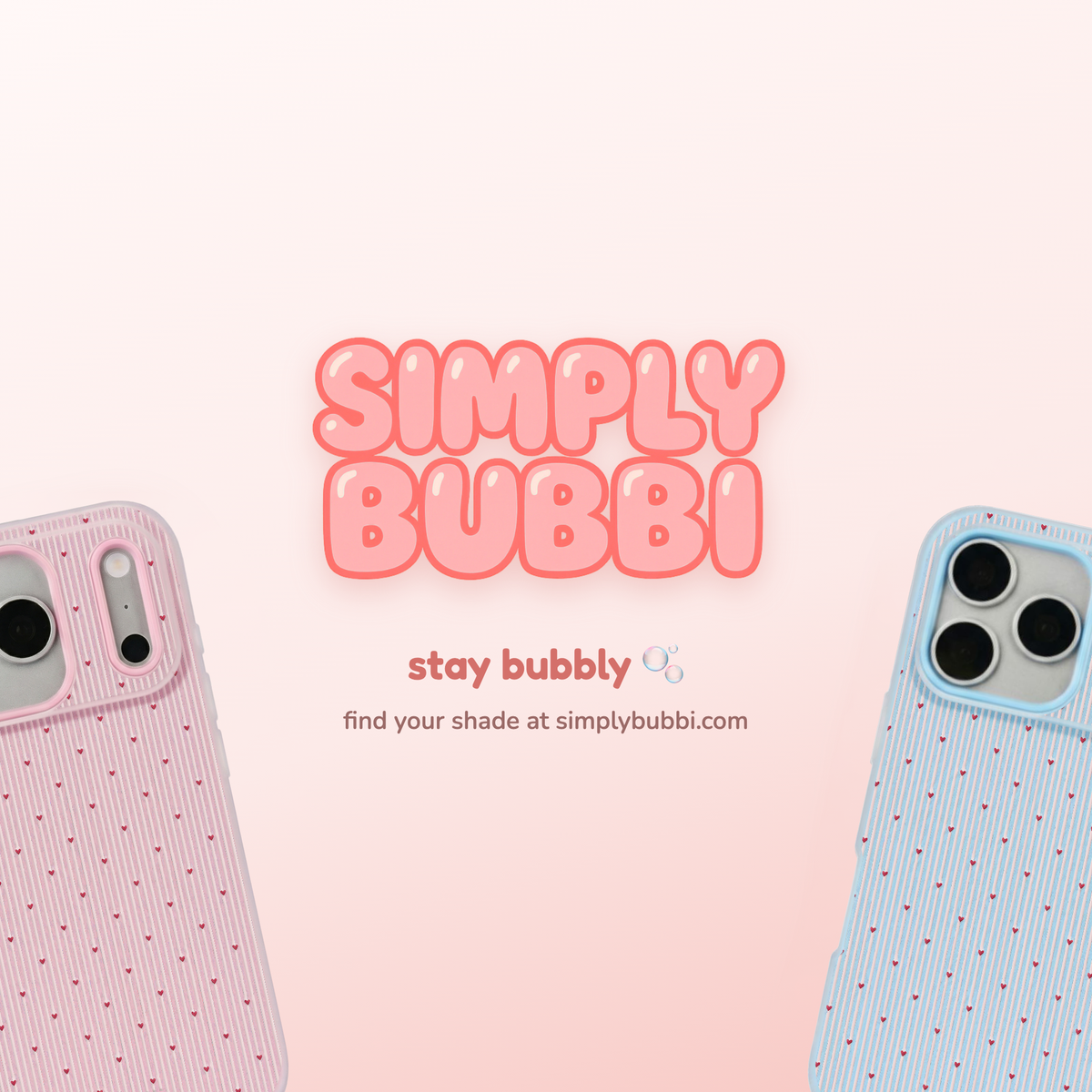 Stripe Hearts Pop iPhone Case – product view 6