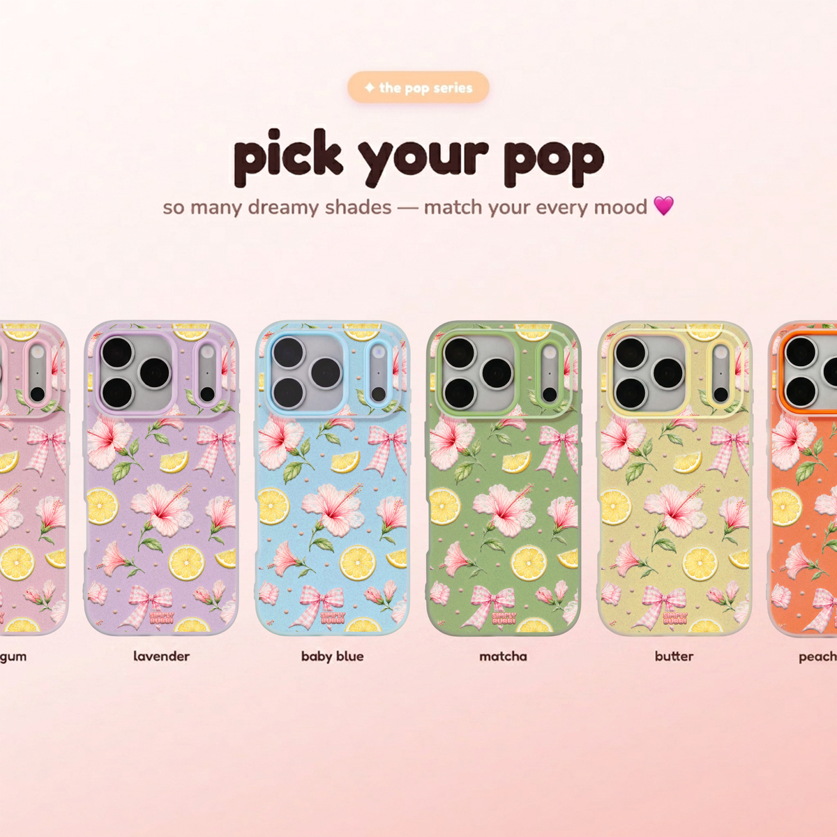 Tropical Gingham Pop iPhone Case – product view 1