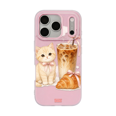 Cafe Kitten Pop iPhone Case – Blush