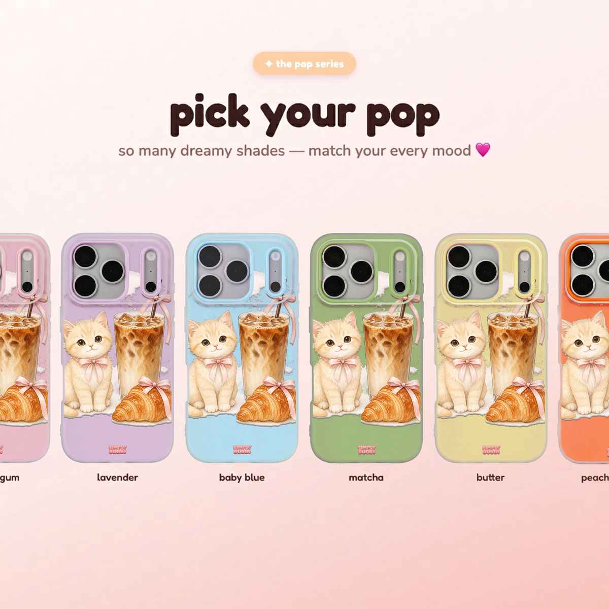 Cafe Kitten Pop iPhone Case – product view 1