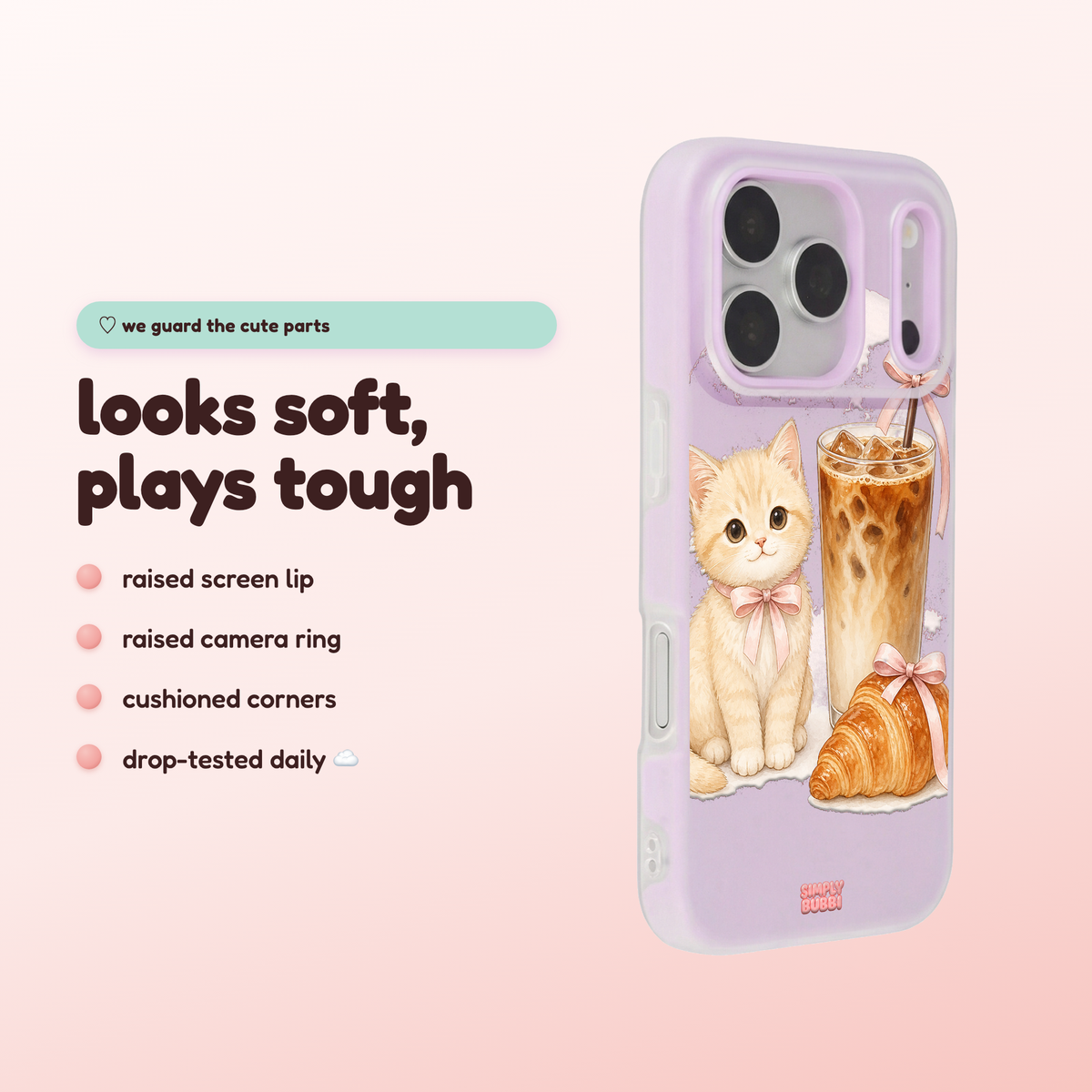 Cafe Kitten Pop iPhone Case – product view 3