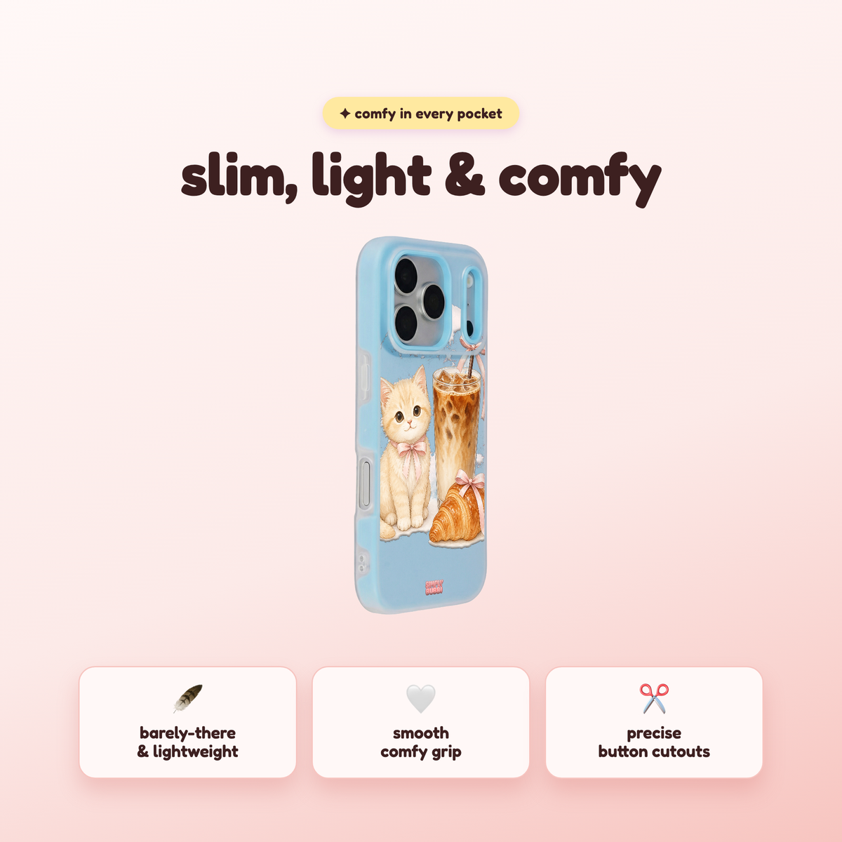 Cafe Kitten Pop iPhone Case – product view 4