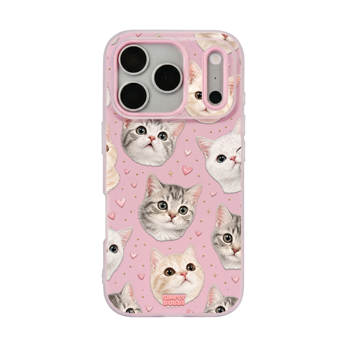 Sweet Kitten Pop iPhone Case – Blush color