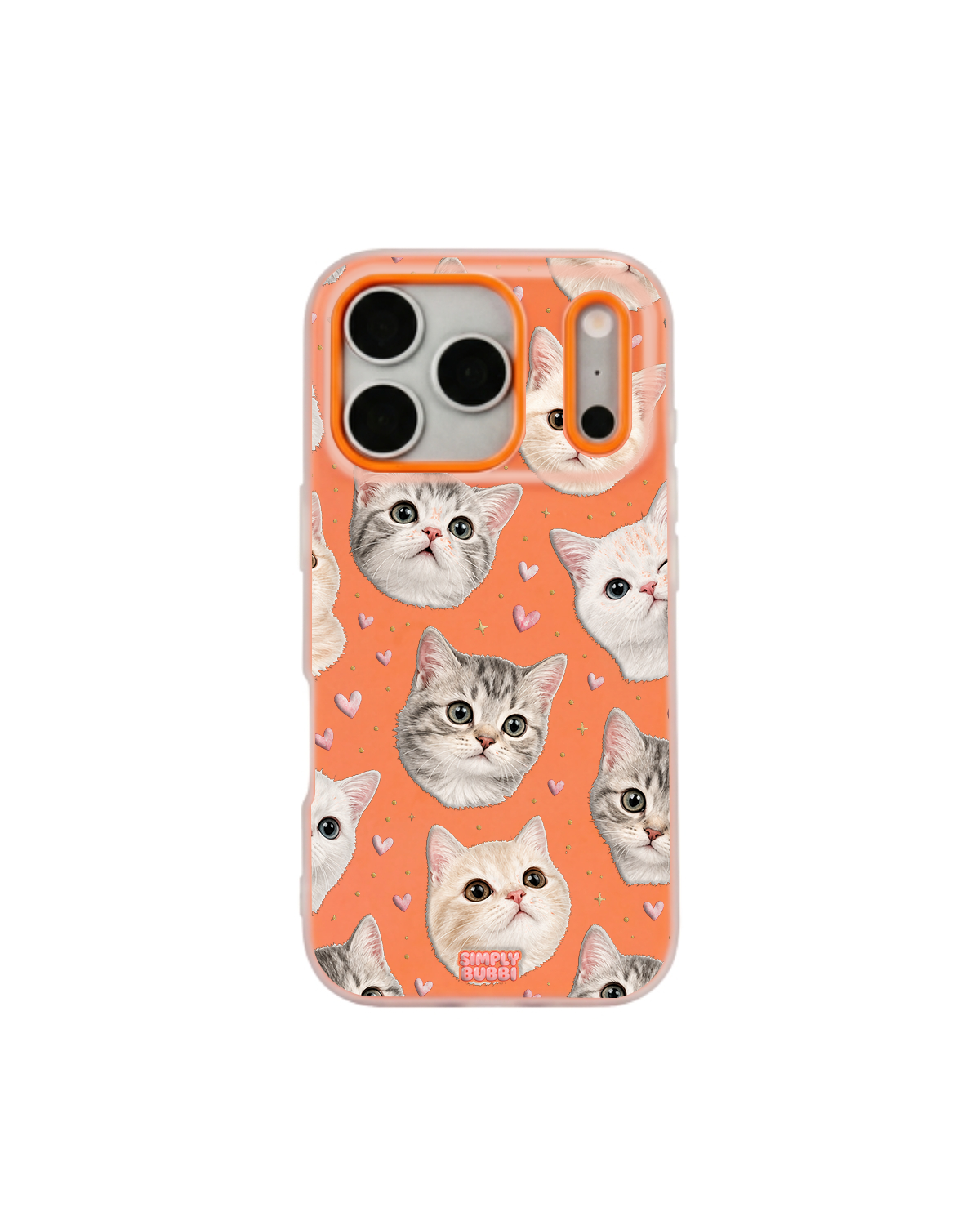 Sweet Kitten Pop iPhone Case – Orange color