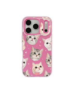 Sweet Kitten Pop iPhone Case – Hot Pink