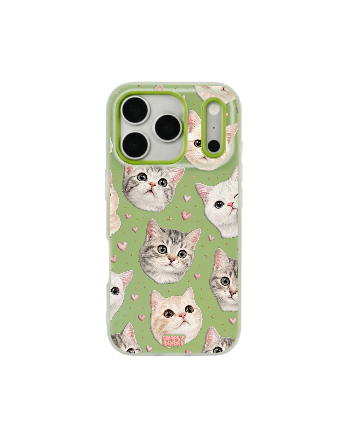 Sweet Kitten Pop iPhone Case – Lime color