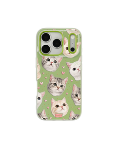 Sweet Kitten Pop iPhone Case – Lime