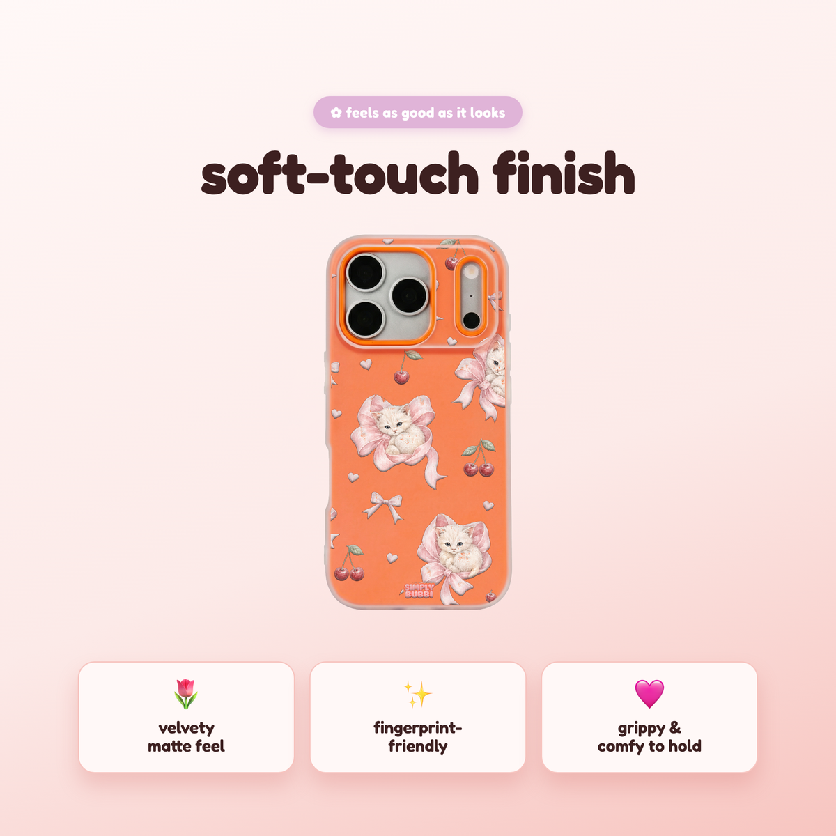 Bow Kitten Pop iPhone Case – product view 5