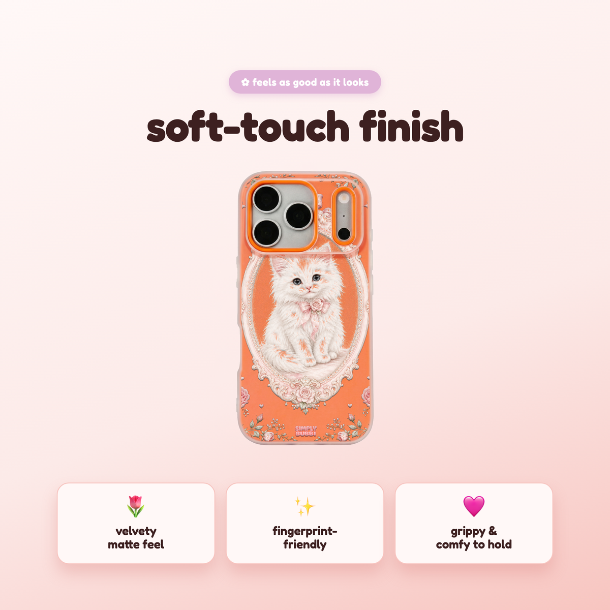 Cameo Kitten Pop iPhone Case – product view 5