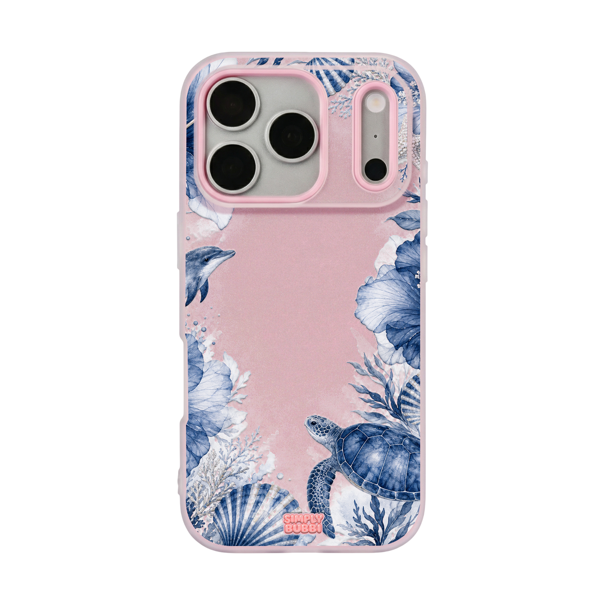 Indigo Coast Pop iPhone Case – Blush color