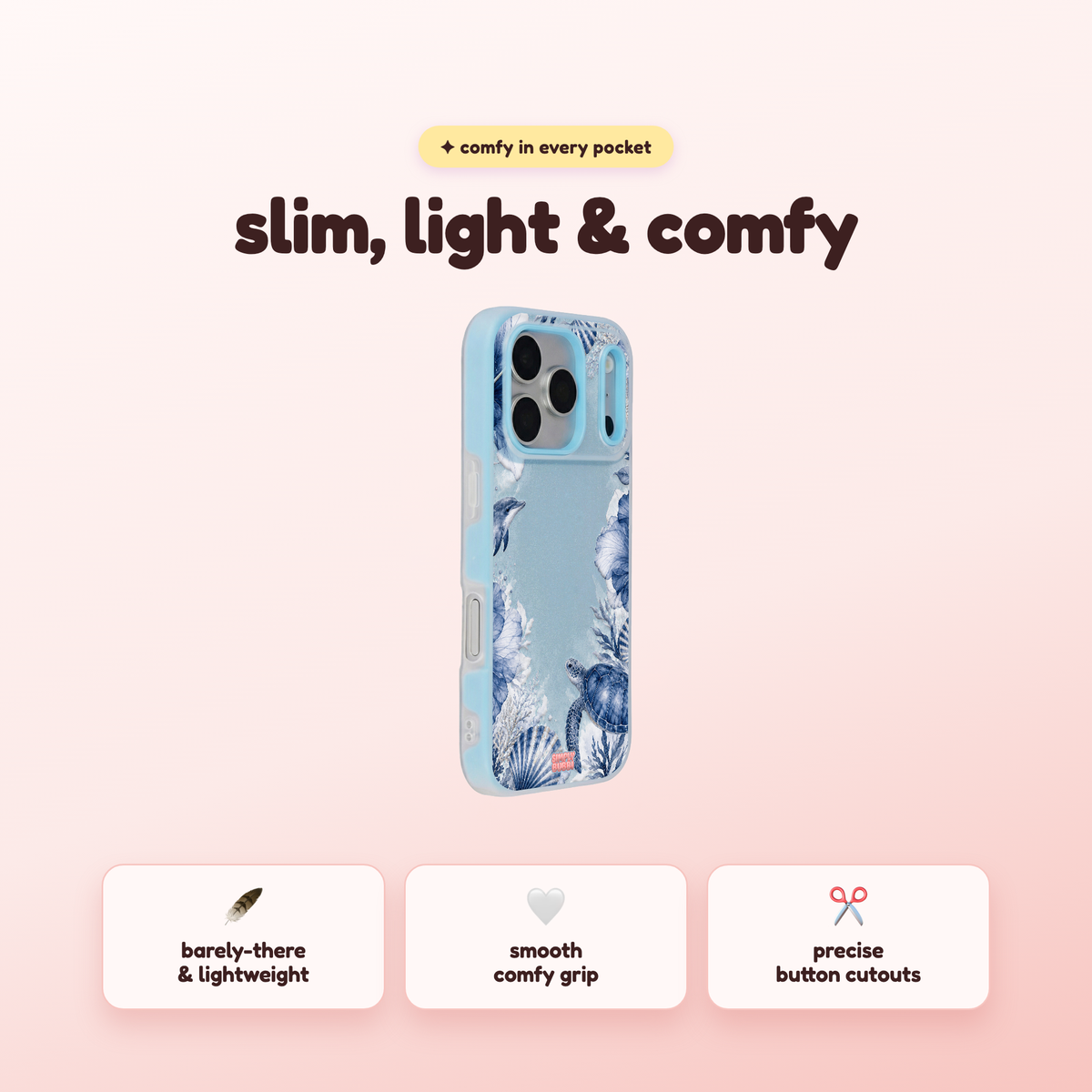 Indigo Coast Pop iPhone Case – product view 4