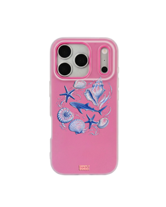 Blue Shells Pop iPhone Case – Hot Pink