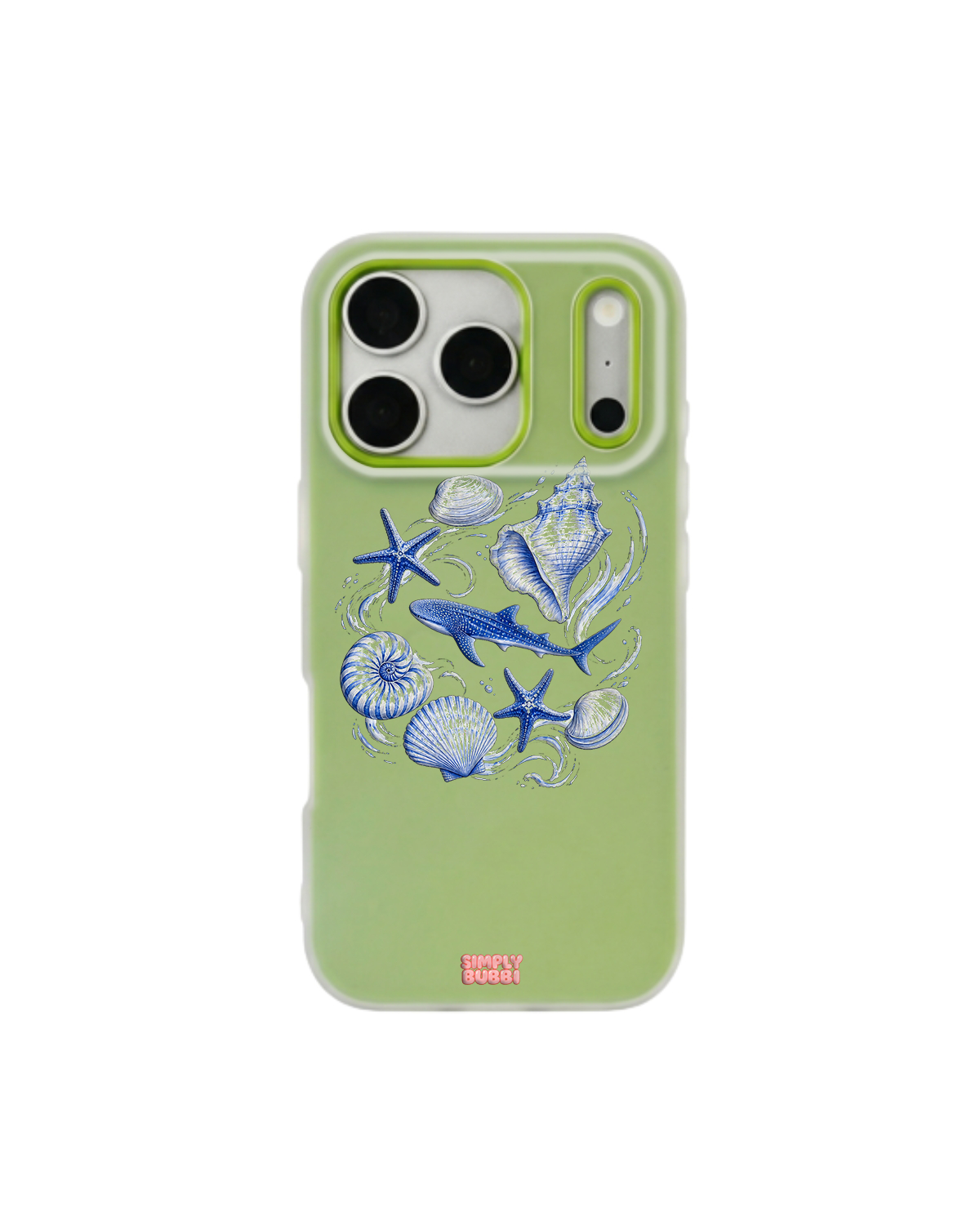 Blue Shells Pop iPhone Case