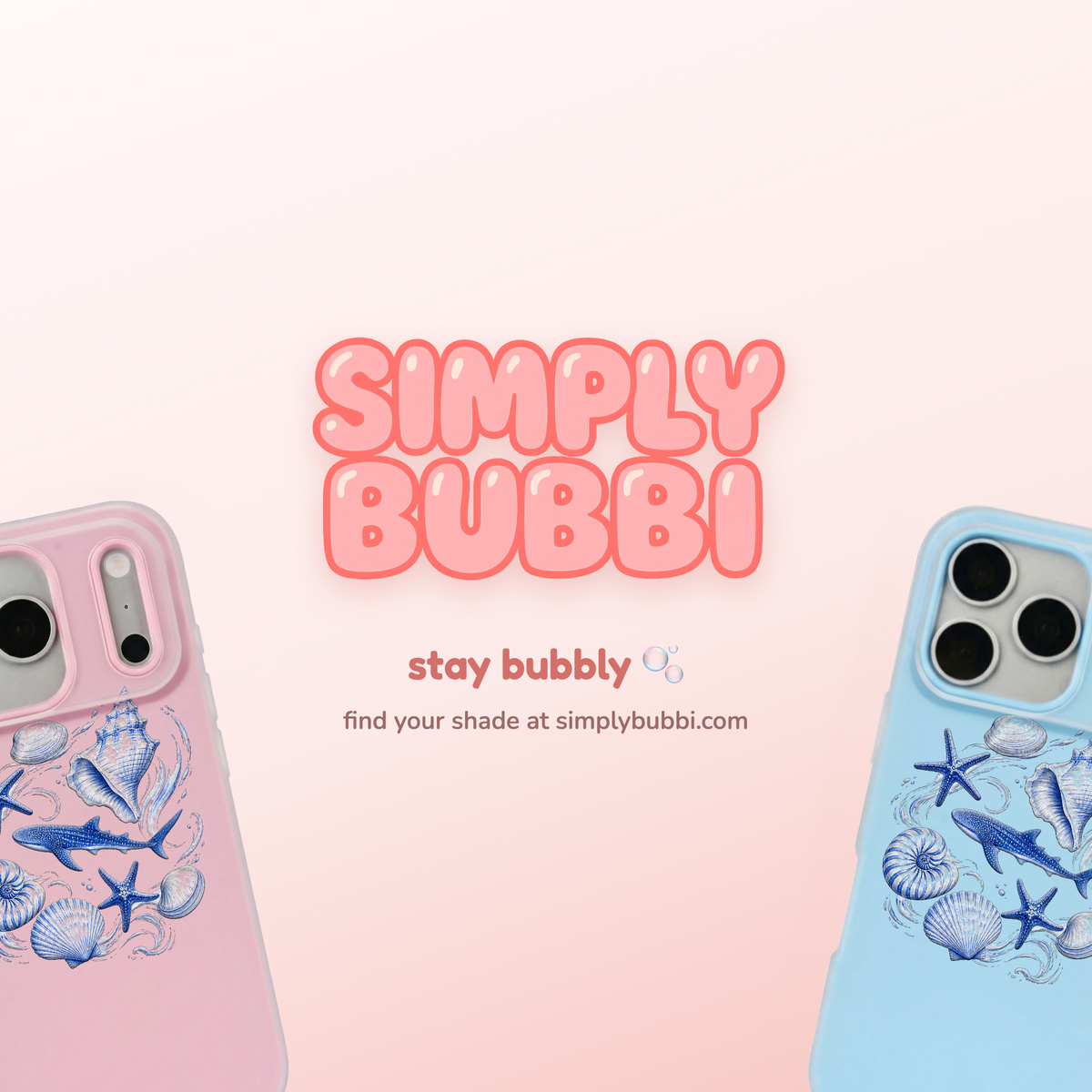 Blue Shells Pop iPhone Case – product view 6