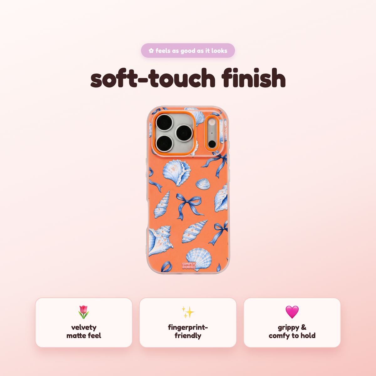 Shell Ribbons Pop iPhone Case – product view 5